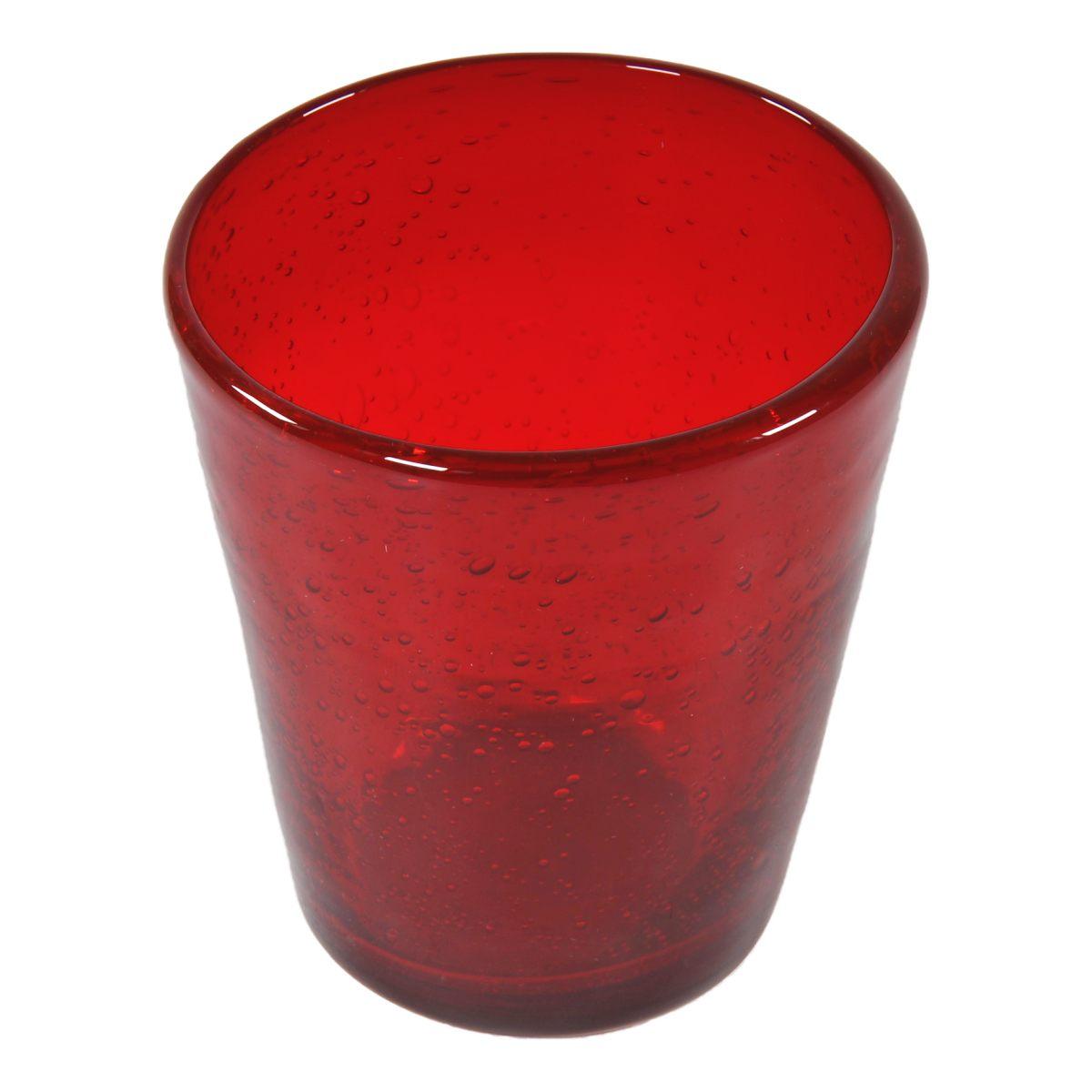 Bicchiere Vetro Singolo Acqua Loira Rosso ml.250 | M2 Store