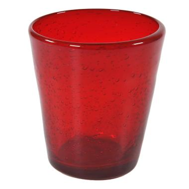 Bicchiere Vetro Singolo Acqua Loira Rosso ml.250 | M2 Store