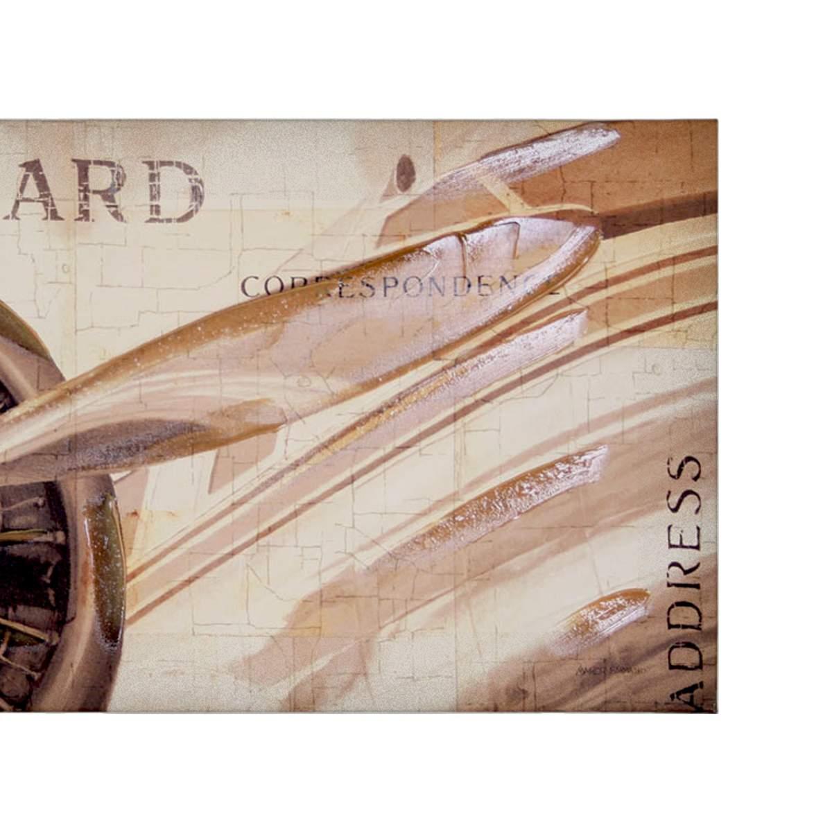 Quadro Tela Post Card con Elica cm.40x80 | Innova