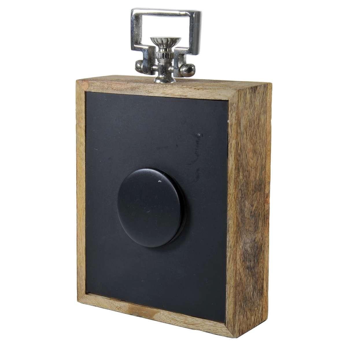 Orologio da Tavolo Legno cm.25x6x25 | Innova