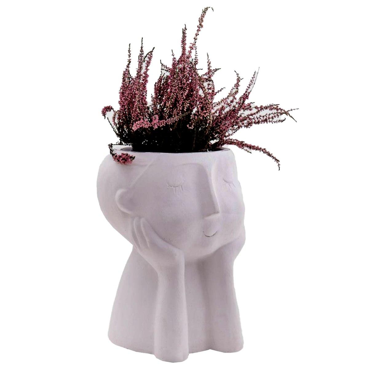 Vaso Terracotta Armonia Bianco cm.22,5x30 | Innova