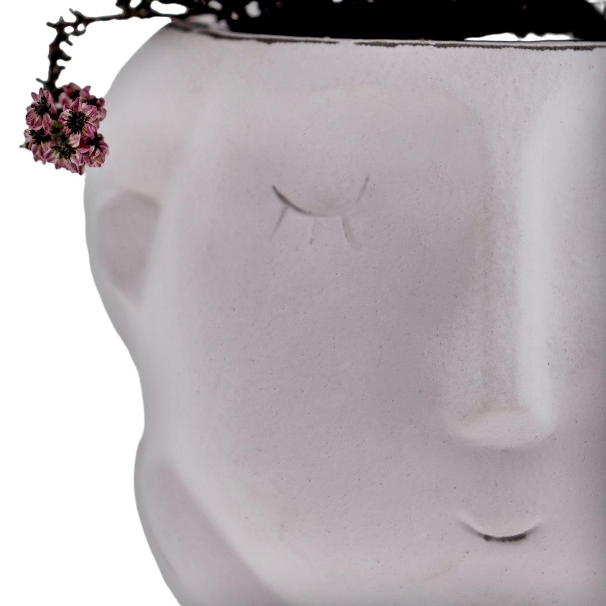 Vaso Terracotta Armonia Bianco cm.22,5x30 | Innova