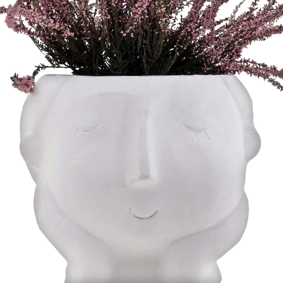 Vaso Terracotta Armonia Bianco cm.22,5x30 | Innova