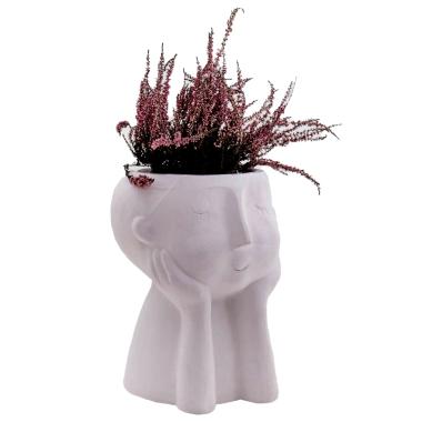 Vaso Terracotta Armonia Bianco cm.22,5x30 | Innova