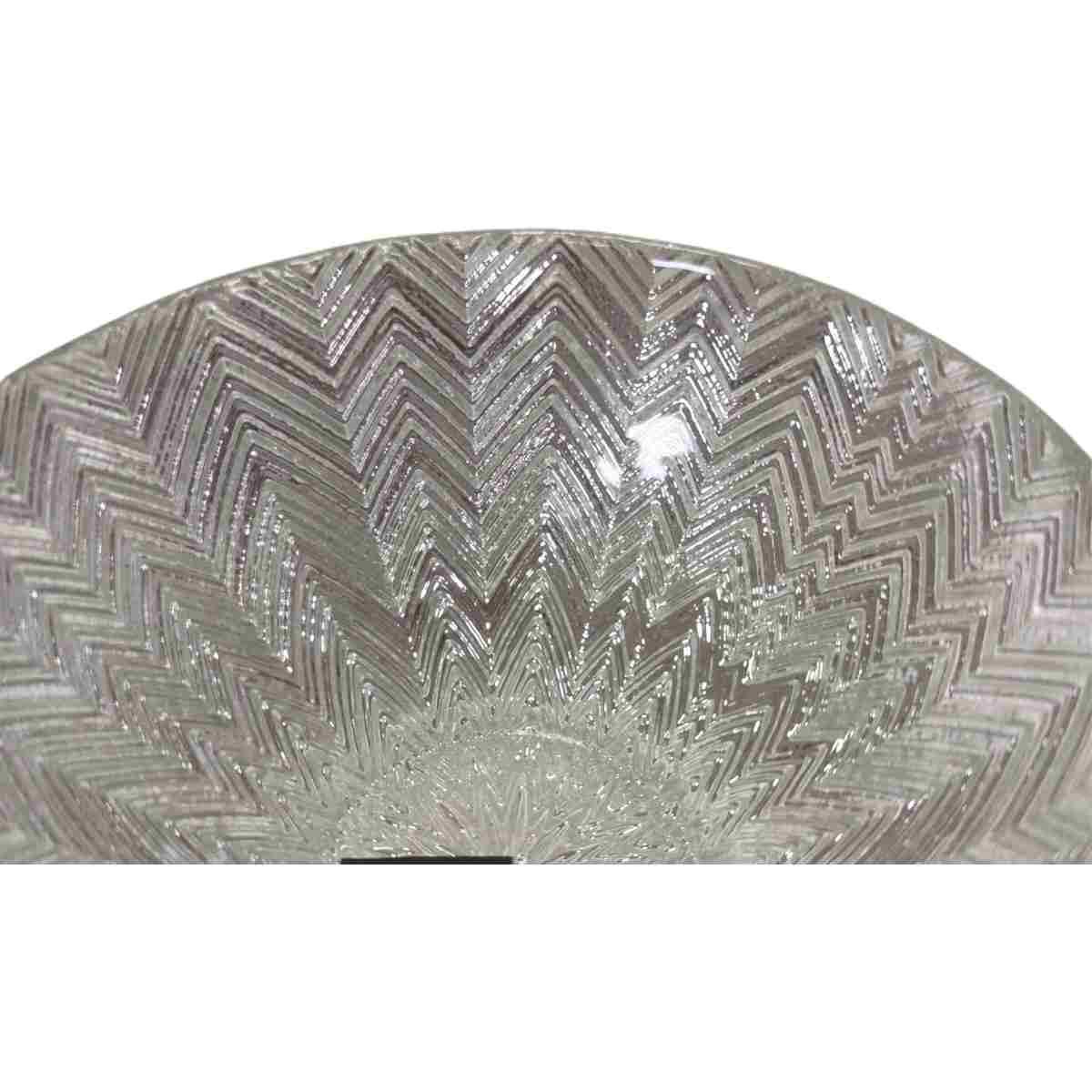 Ciotola Cristallo Las Vegas Argento cm.Ø15x6 | M2 Store