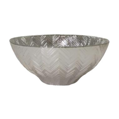 Ciotola Cristallo Las Vegas Argento cm.Ø15x6 | M2 Store