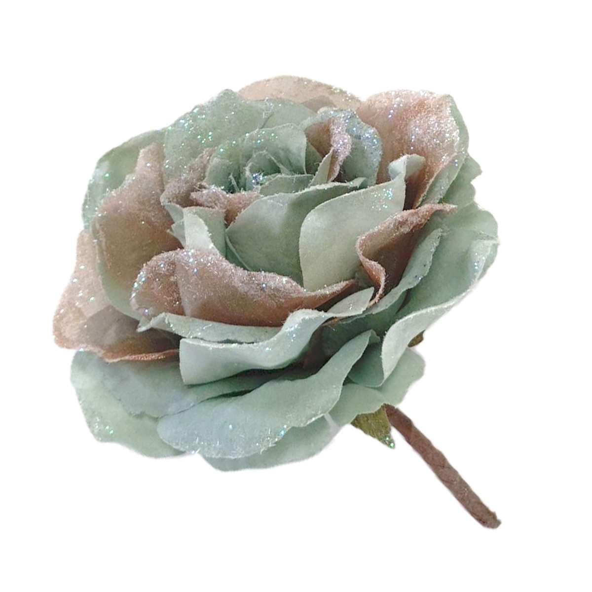 Fiore Verde Acqua cm.18 | Vacchetti