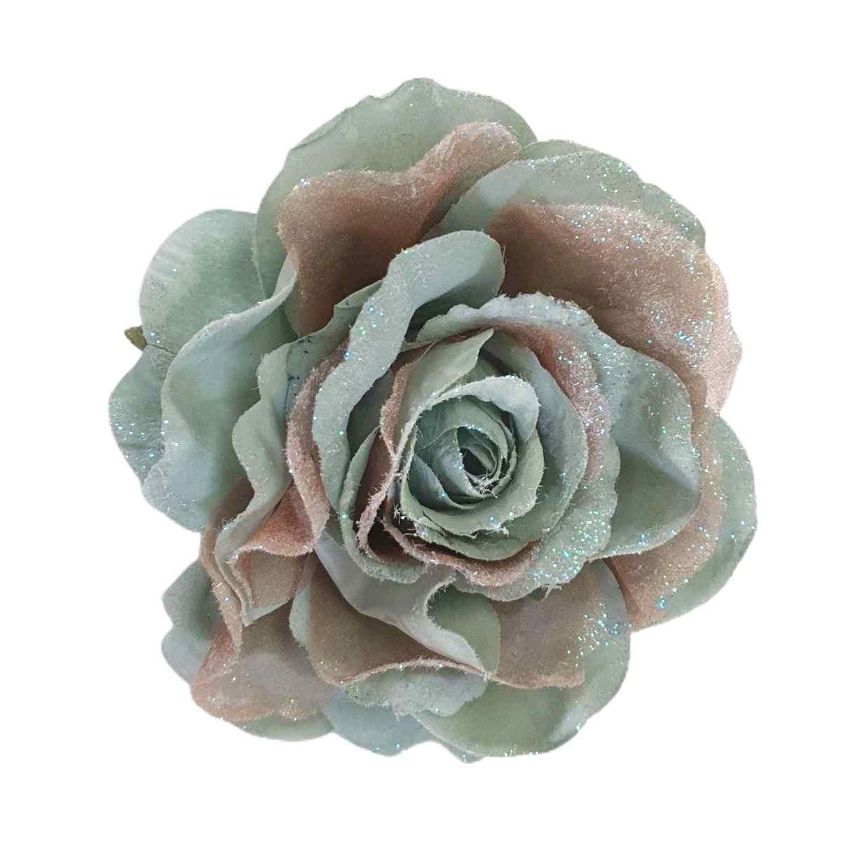 Fiore Verde Acqua cm.18 | Vacchetti