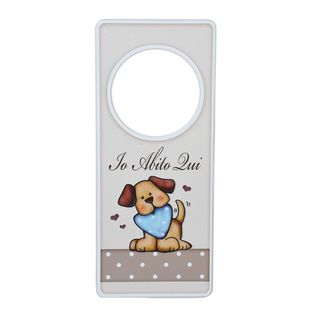 Appendino Porta Legno con Frase e Cane 8,5x20 | Angolo Idee