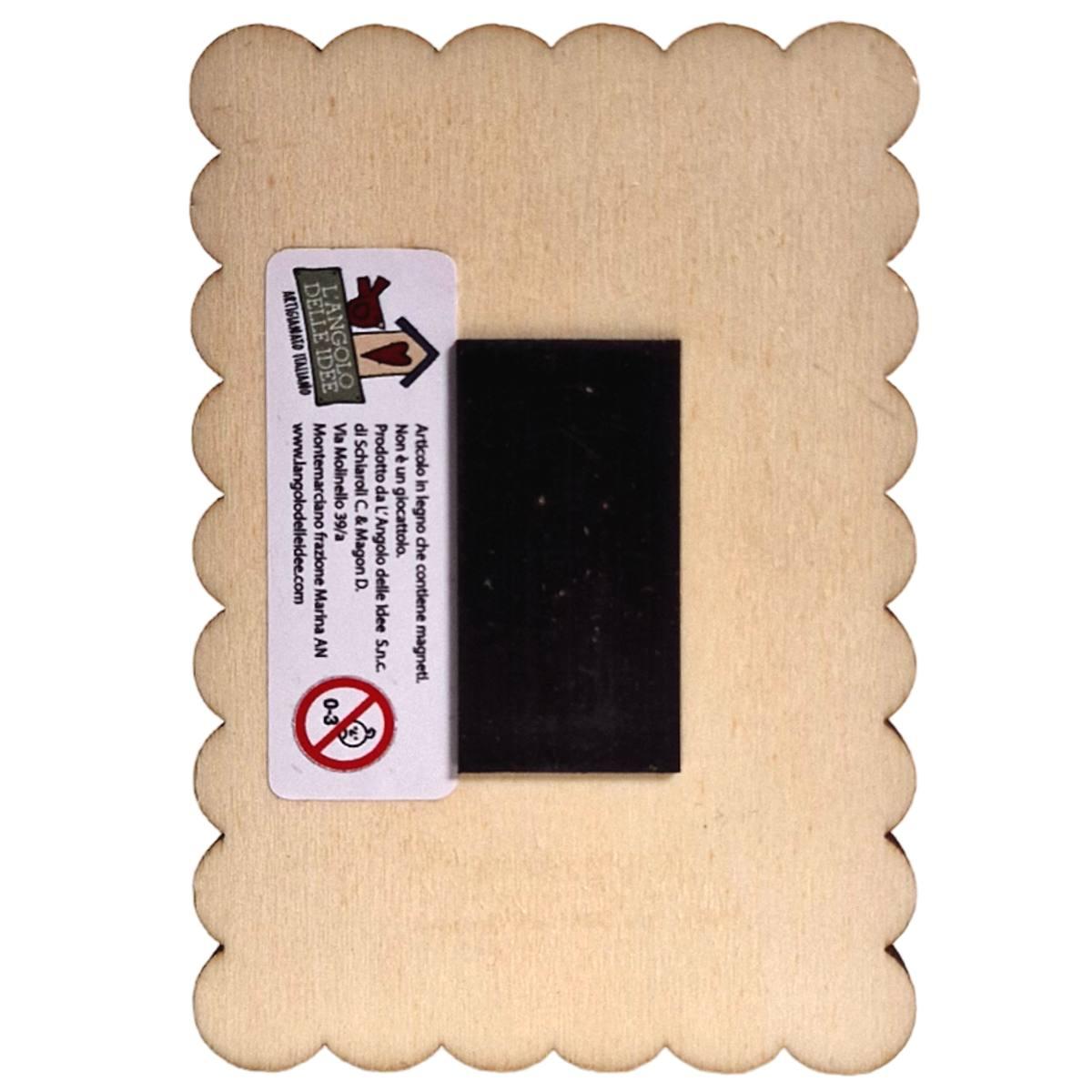 Calamita Legno Dedica Fotografia cm.10 | Angolo Idee