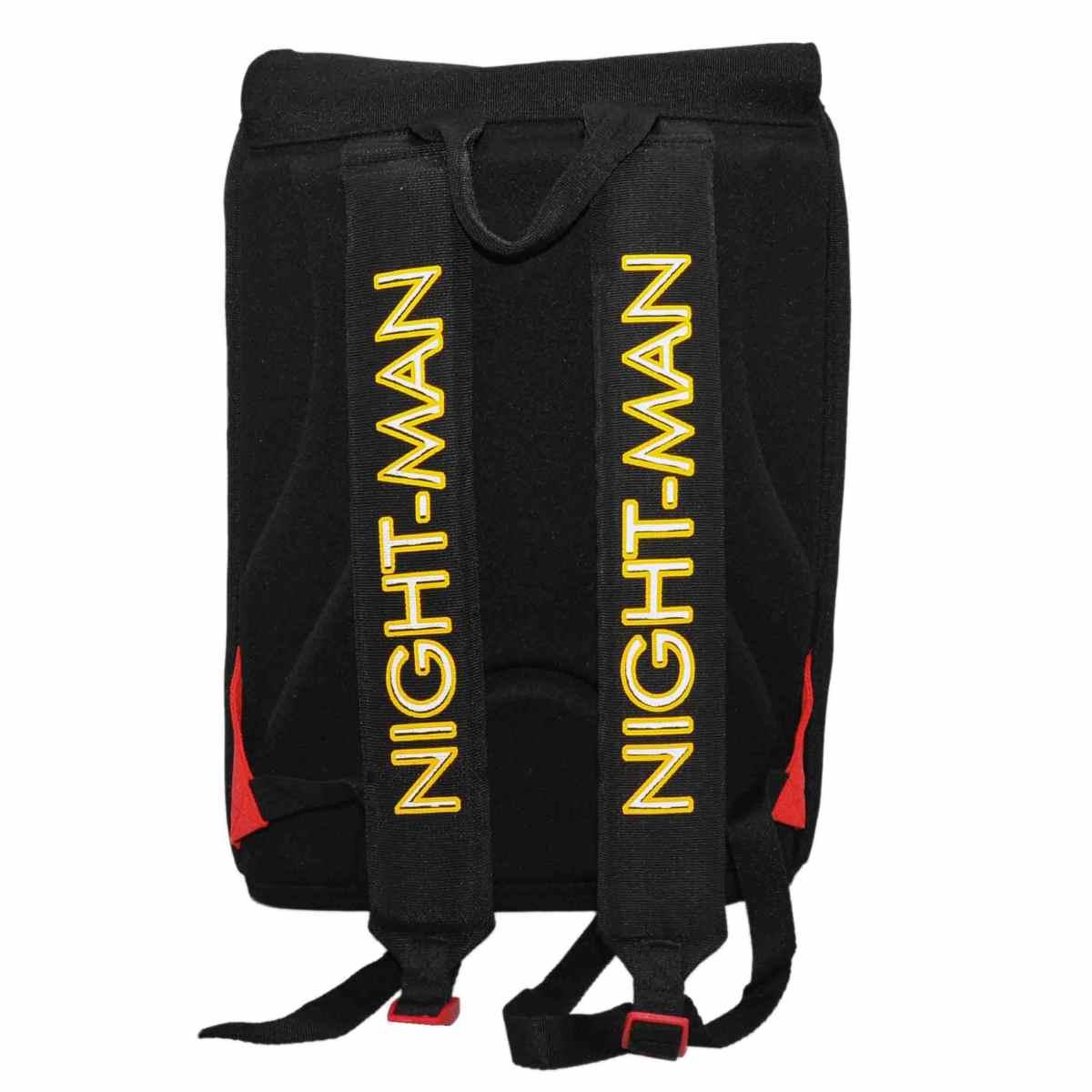 Zaino Medio Nigt-Man Rosso/Nero Estensibile cm.25x15x40 |M2 Store