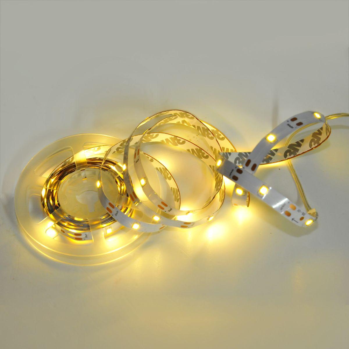 Luci Natale Esterno Batteria LED 90 Nastro mt.3 Bianco Caldo |M2 Store