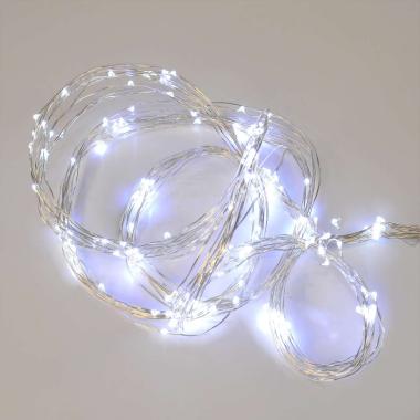 Luci Natale Esterno Cascata Nano LED 200 Bianco Freddo |M2 Store