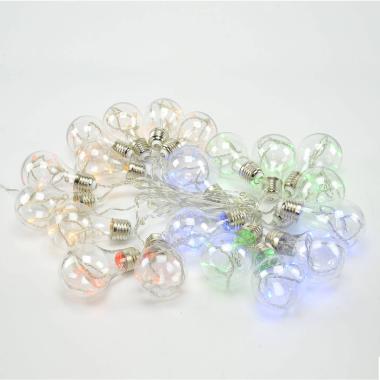 Luci Natale Tenda Esterno LED 20 Lampadine Multic 300x30 |M2 Store