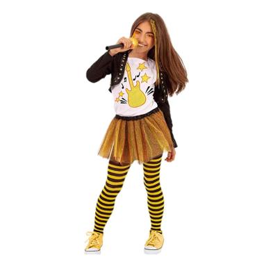 Costume Pop Girl Band Giallo |Rubie's