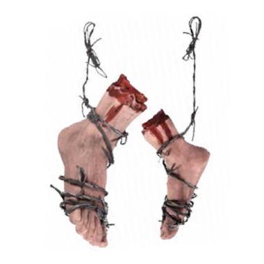 Piede Insanguinato PVC con Filo Spinato cm.23 |Fyasa
