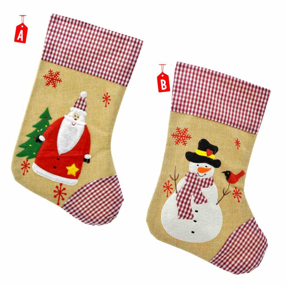 Calza Befana Juta cm.25x39 2 Modelli |M2 Store