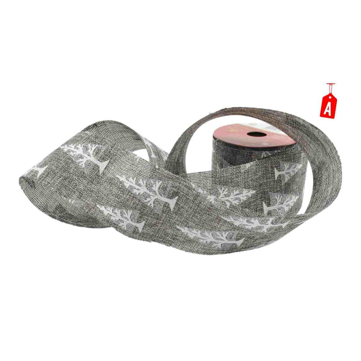 Nastro Juta Grigio cm.270x6,3 2 Modelli |M2 Store