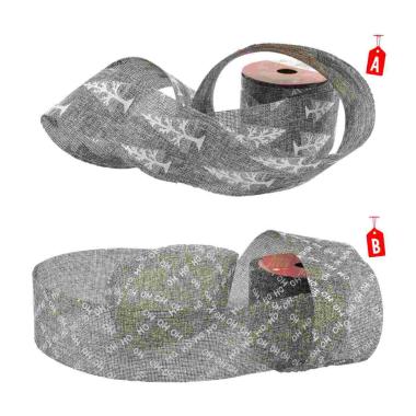 Nastro Juta Grigio cm.270x6,3 2 Modelli |M2 Store