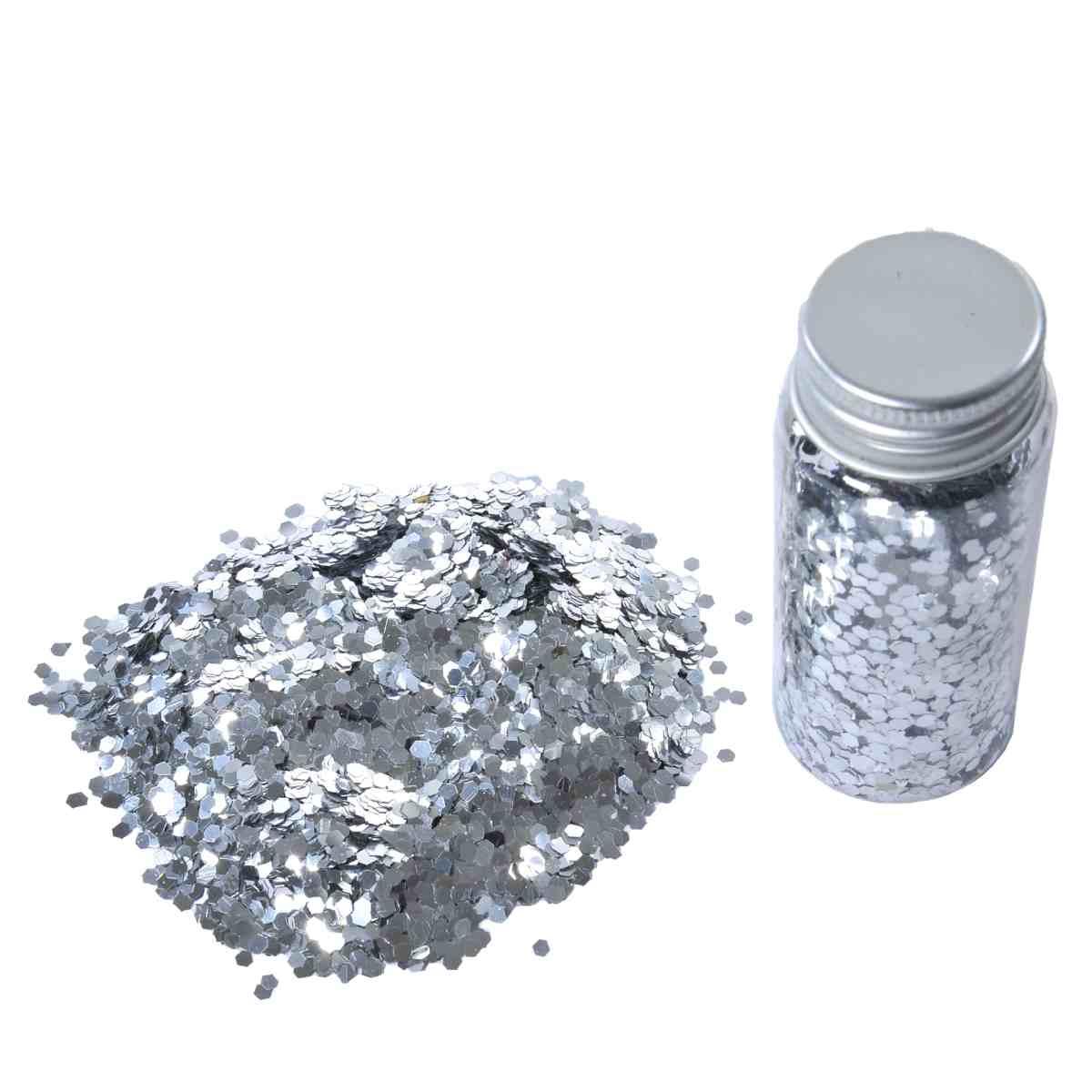 Glitter Argento mm4 gr.50 |M2 Store