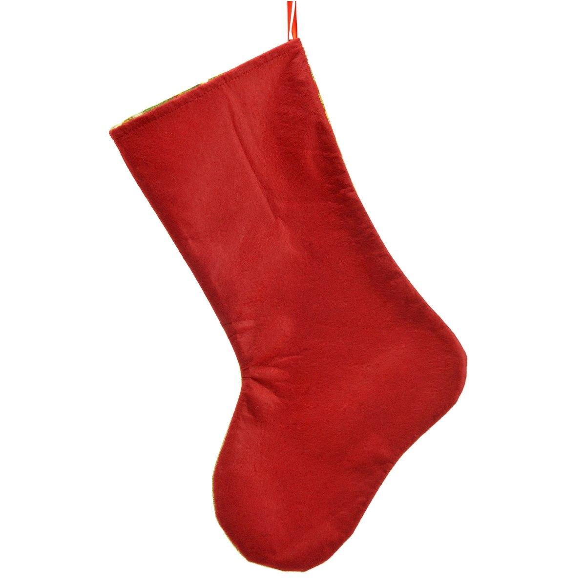 Calza Befana con Decori Natalizi cm.45 |M2 Store