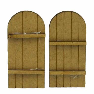 Portone Legno Arco cm.4x0,3xH8,8 Set 2 Pezzi | Moranduzzo