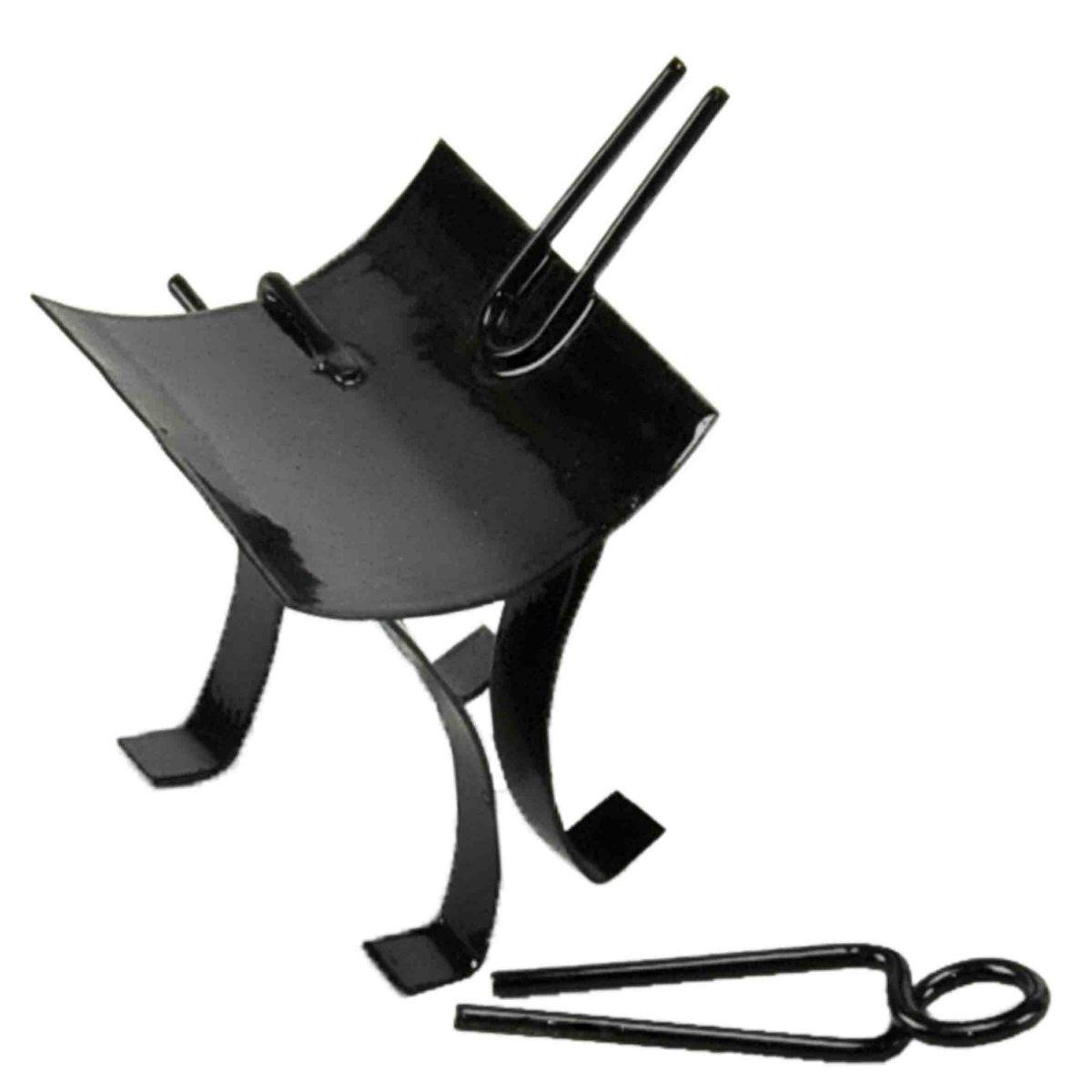 Bracere Metallo Nero cm.4x3xH4,5 | Moranduzzo