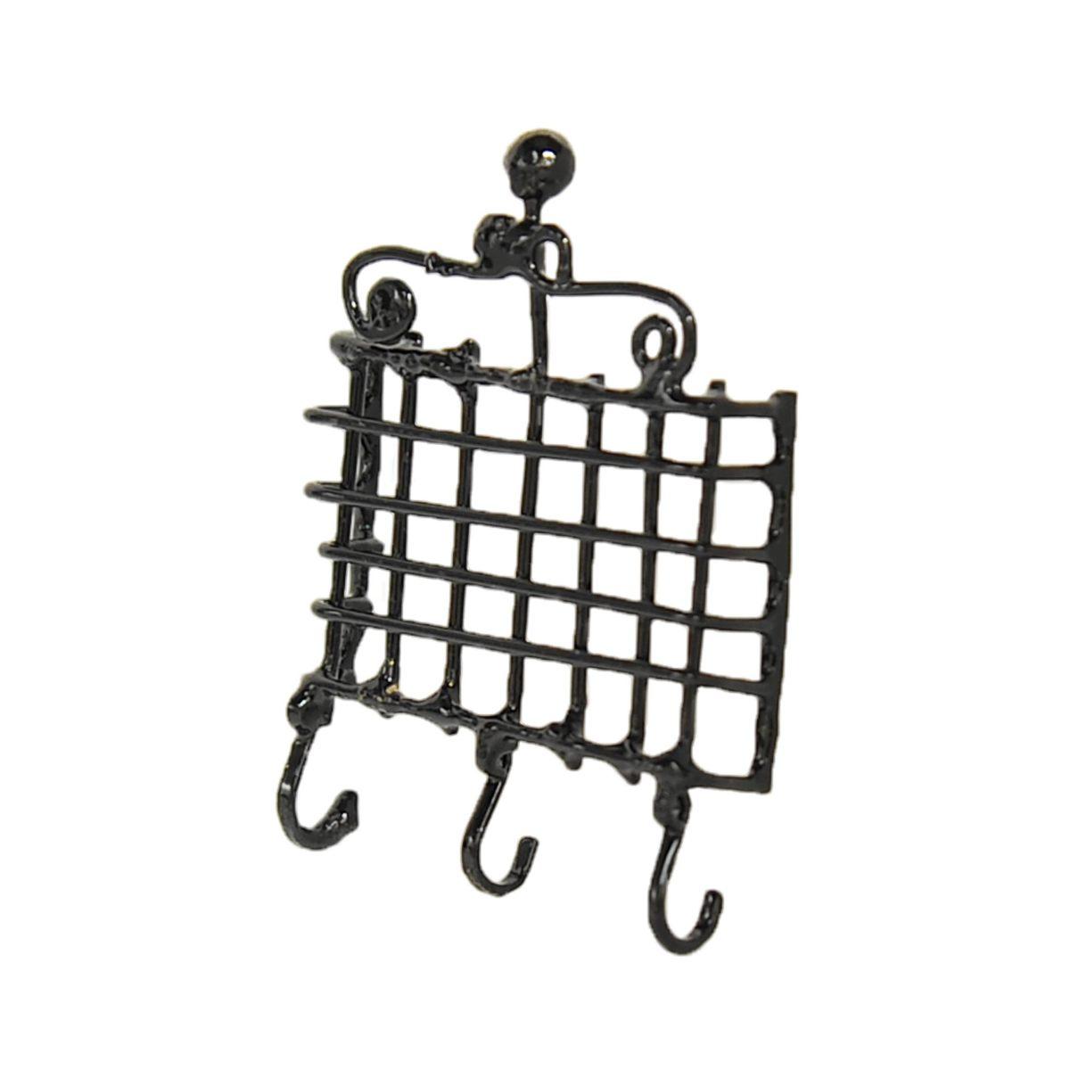 Grata Finestra Ferro Nera cm.3x1xH4,5 | Moranduzzo