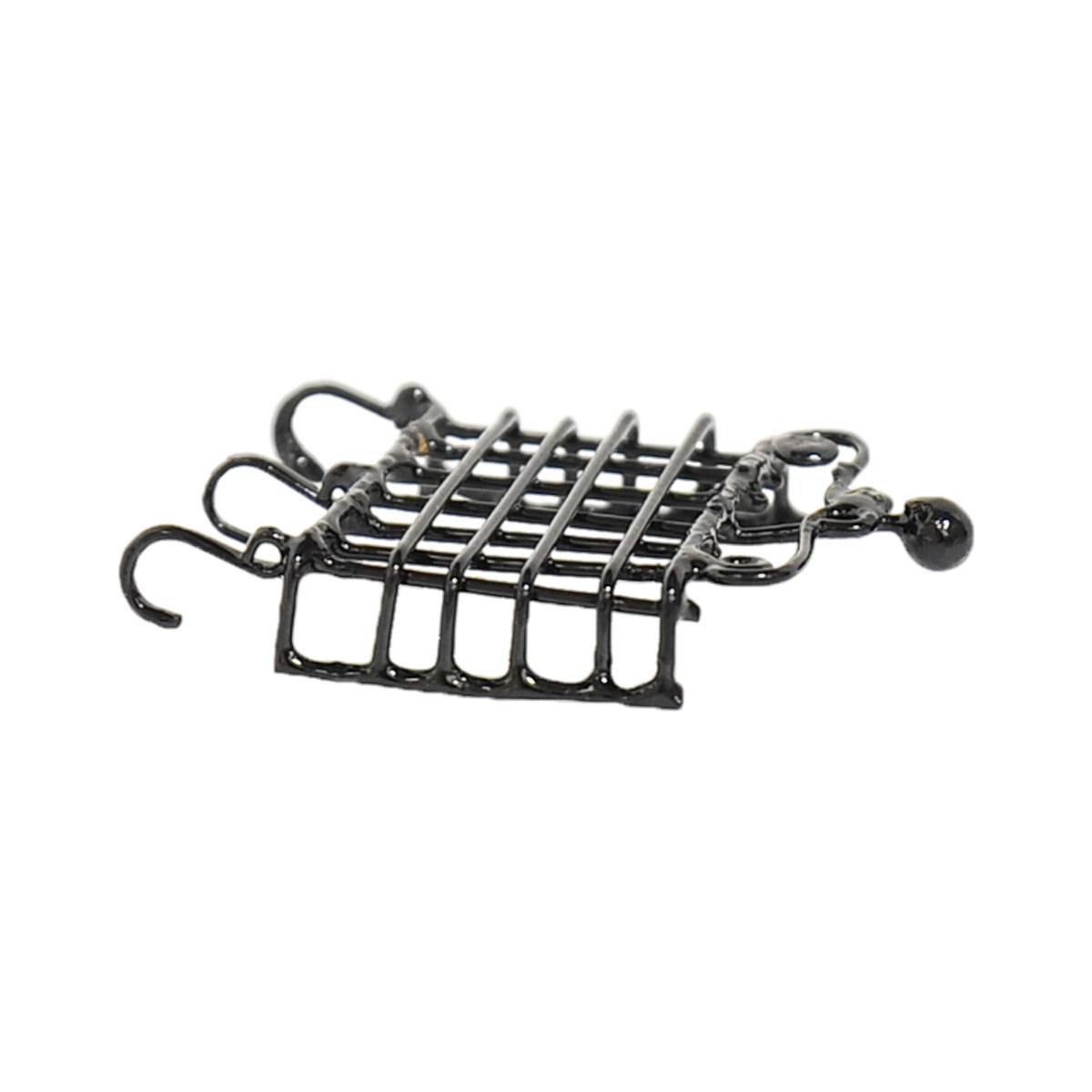 Grata Finestra Ferro Nera cm.3x1xH4,5 | Moranduzzo