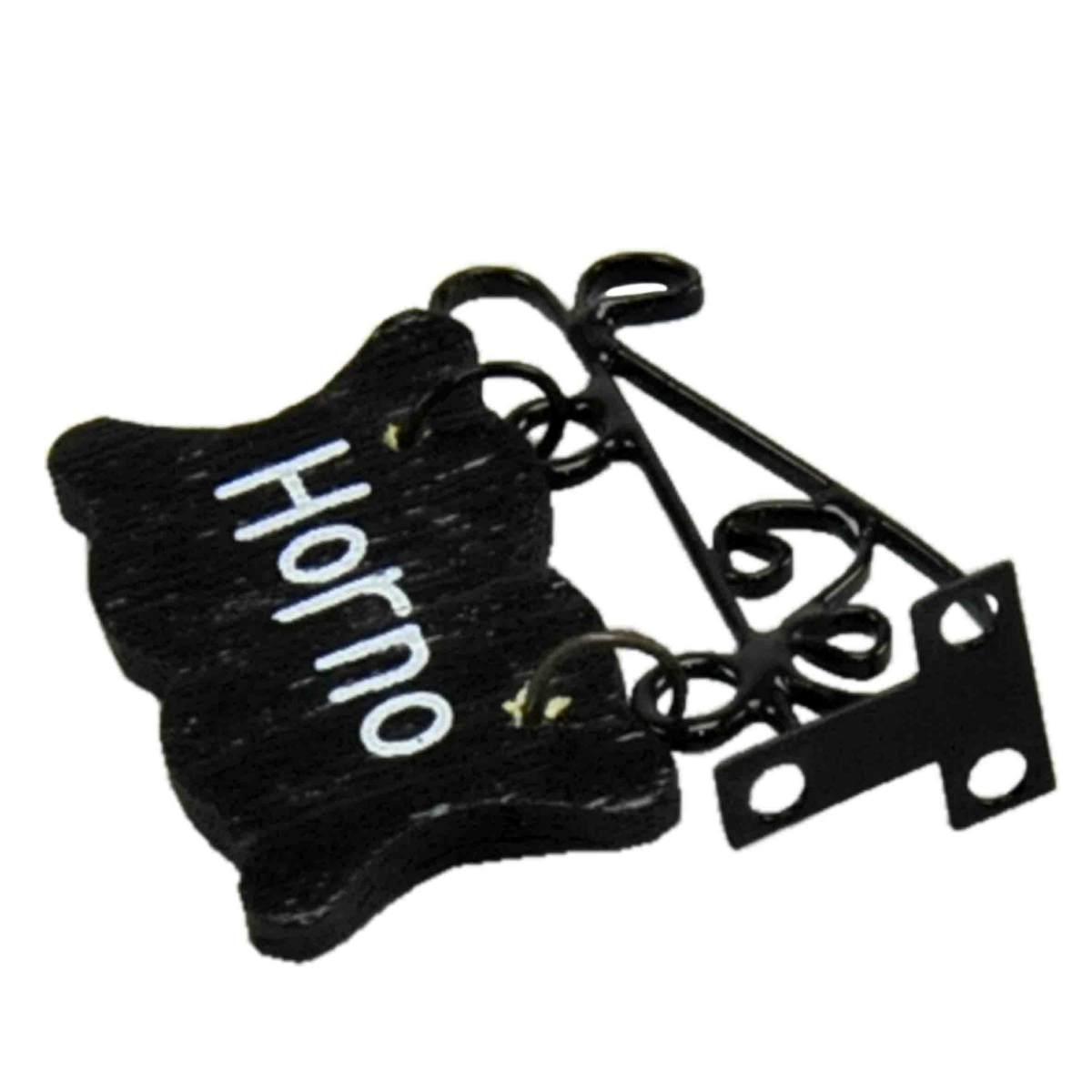 Insegna Bottega HORNO Metallo e cm.3x2,5 | Moranduzzo