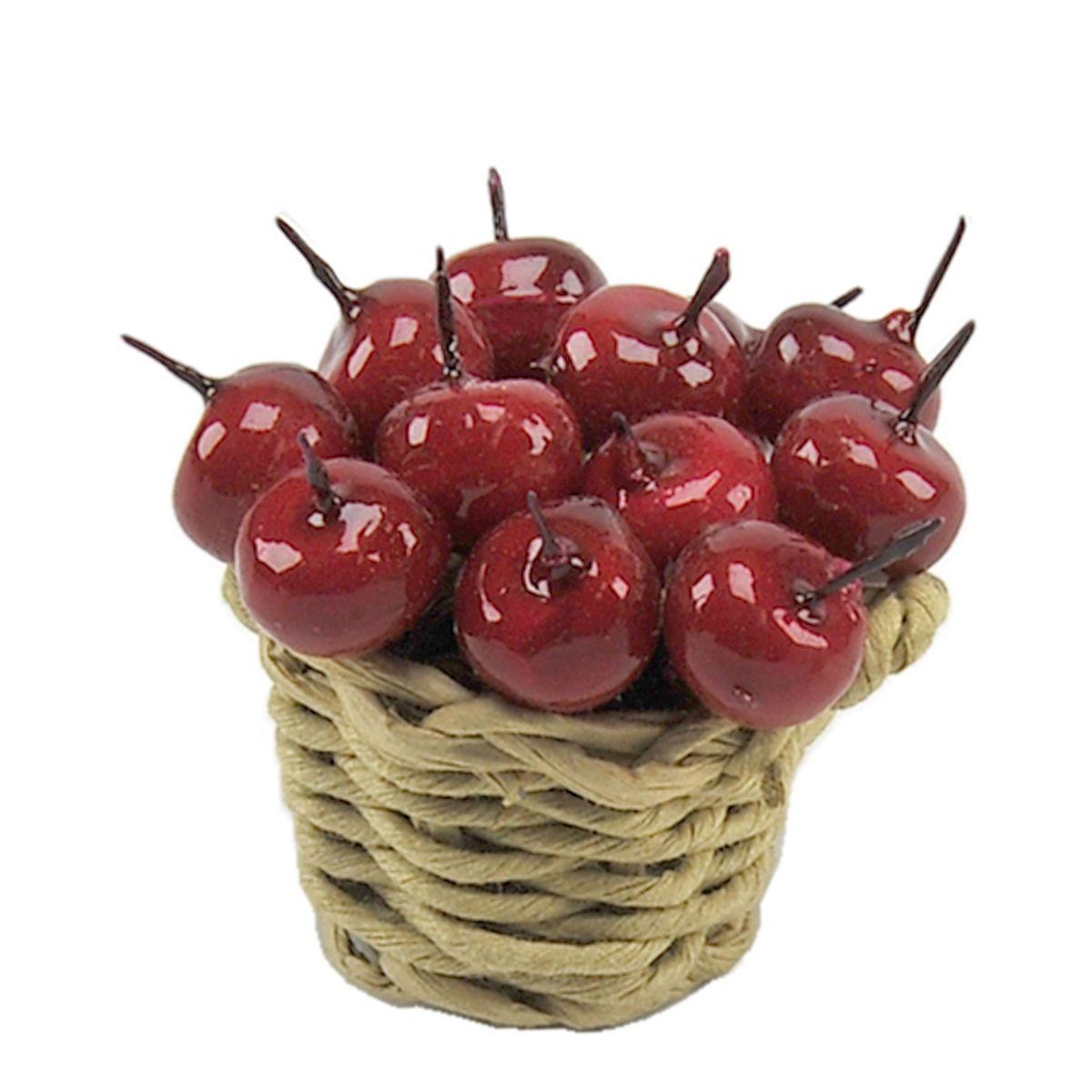 Cesta Alimenti Mele Rosse cm.5x5,5 | Moranduzzo