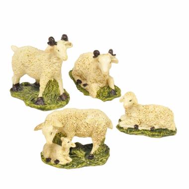 Animali Pecore cm.2/3 4 Modelli Set pz.4 | M2 Store