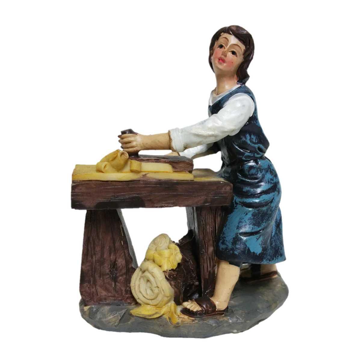 Statua cm.11 Falegname con Banco | M2 Store