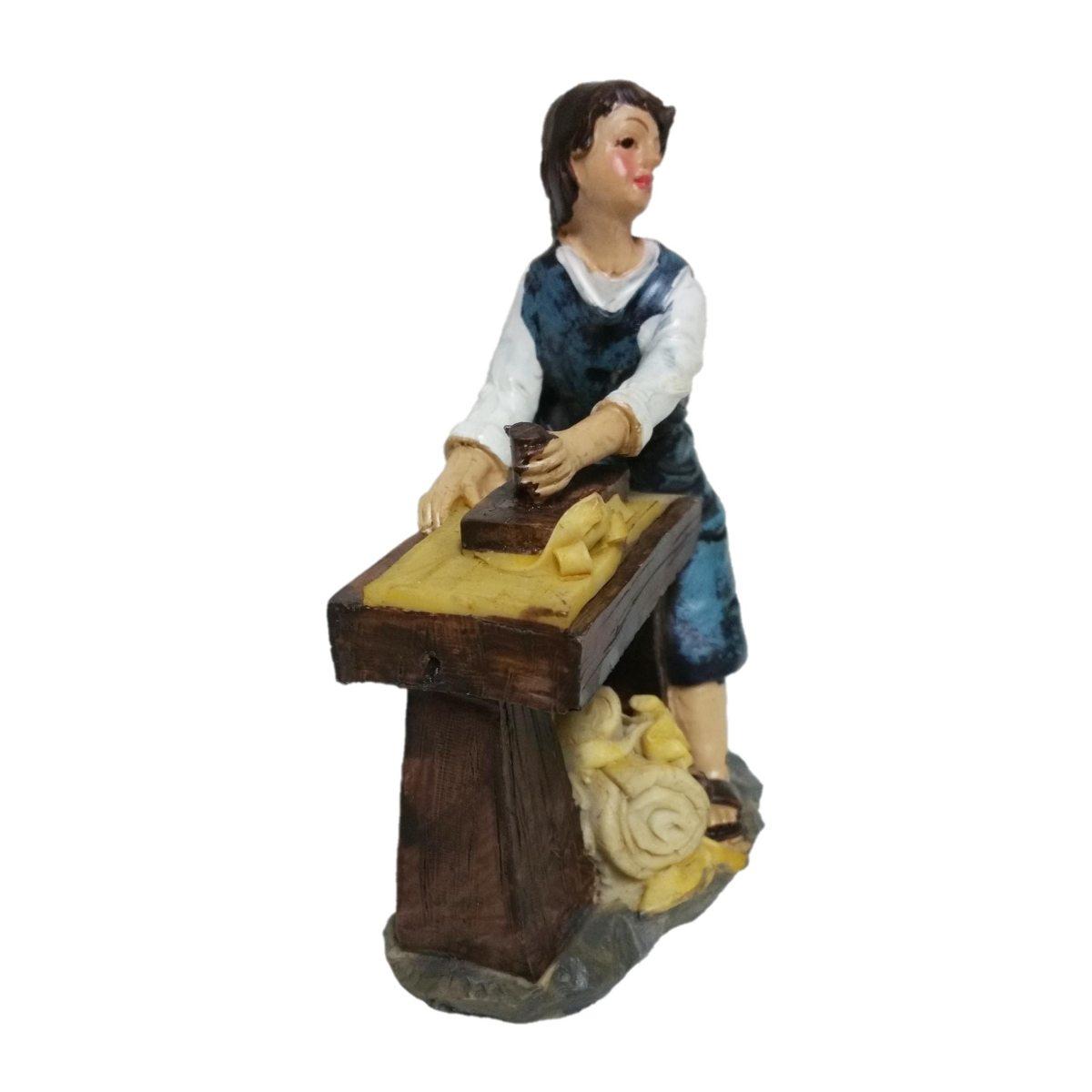 Statua cm.11 Falegname con Banco | M2 Store