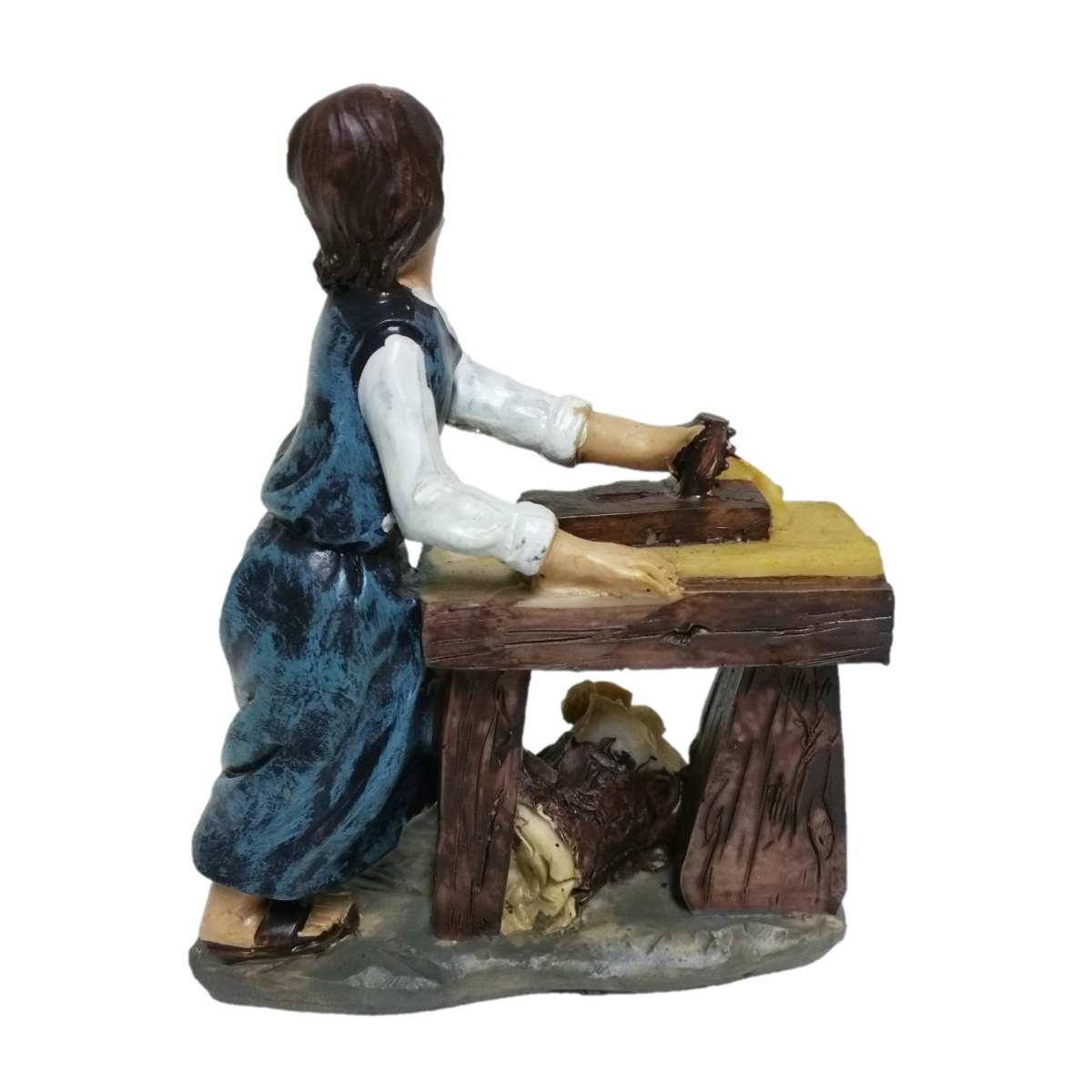 Statua cm.11 Falegname con Banco | M2 Store