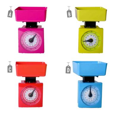 Bilancia Kg.3 4 Colori Assortiti | M2 Store
