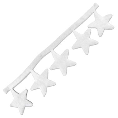 Decorazione Stelle Ovatta cm.240xh14