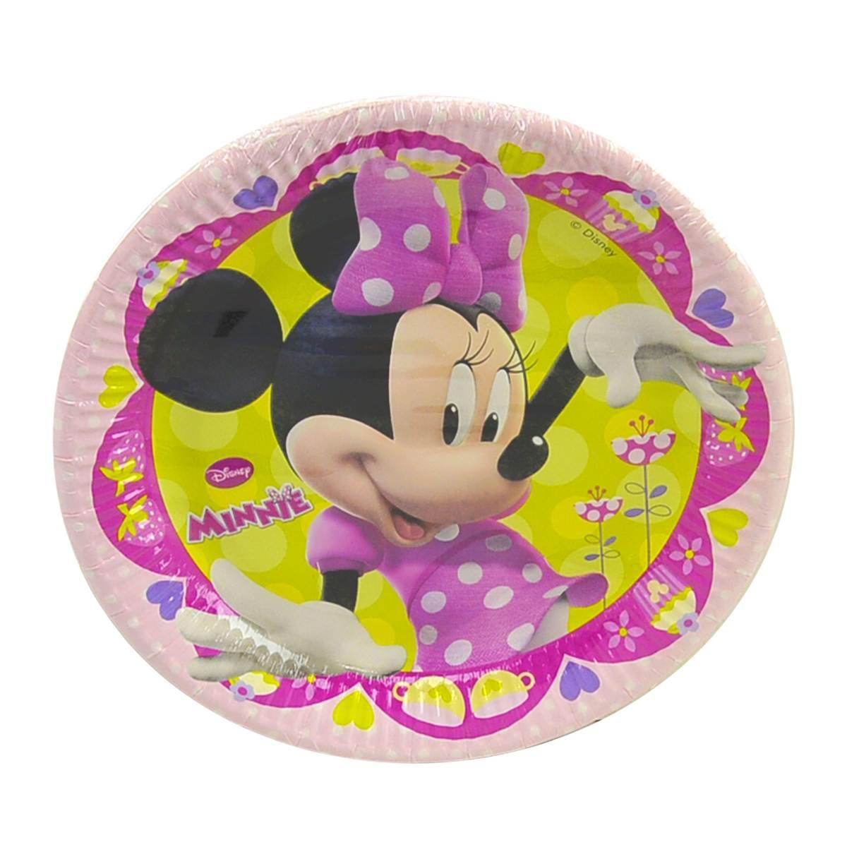 Piatti Carta cm.Ø23 Minnie Set pz.8 |Ciao