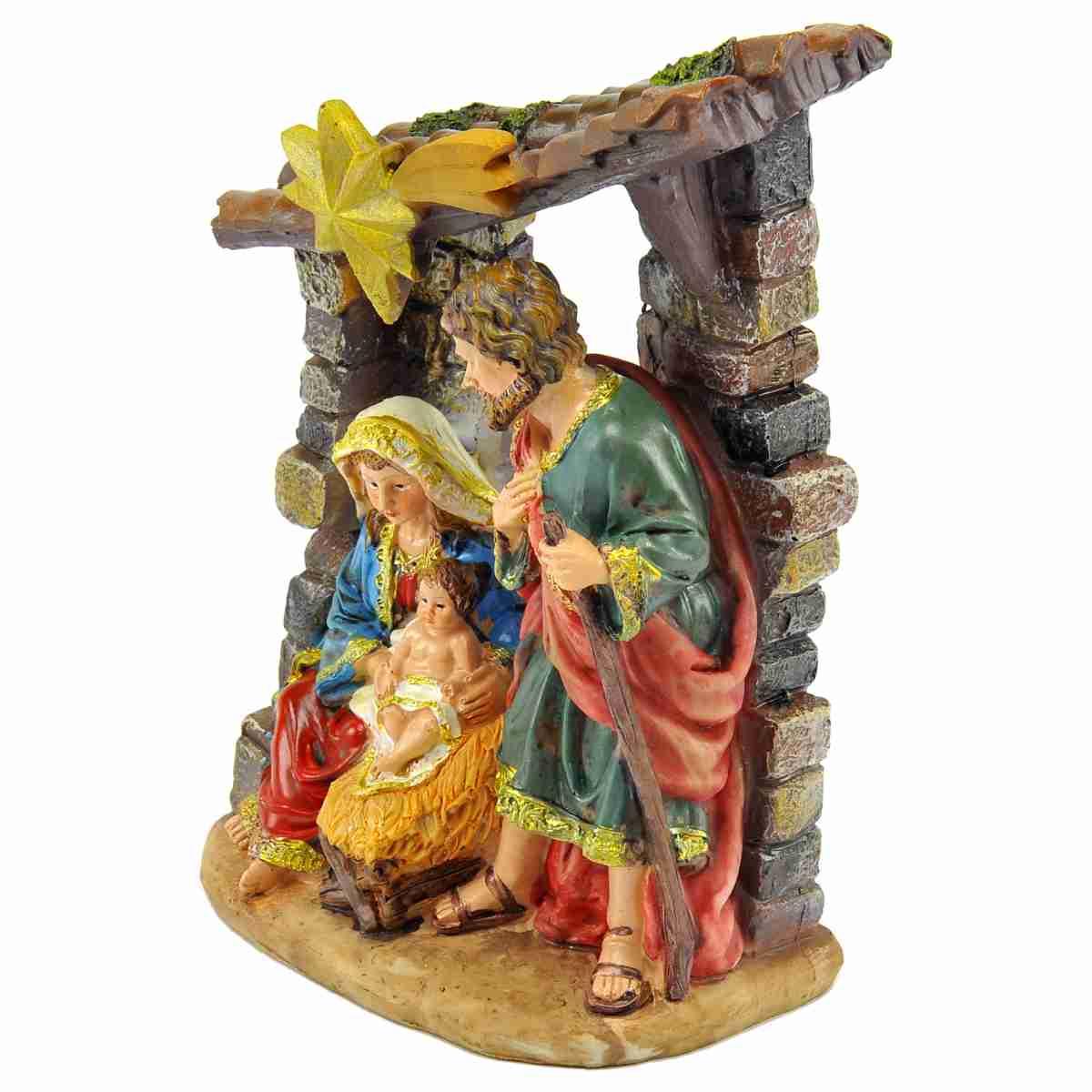 Natività con Capanna cm.16 Set da 3 Pz. | M2 Store