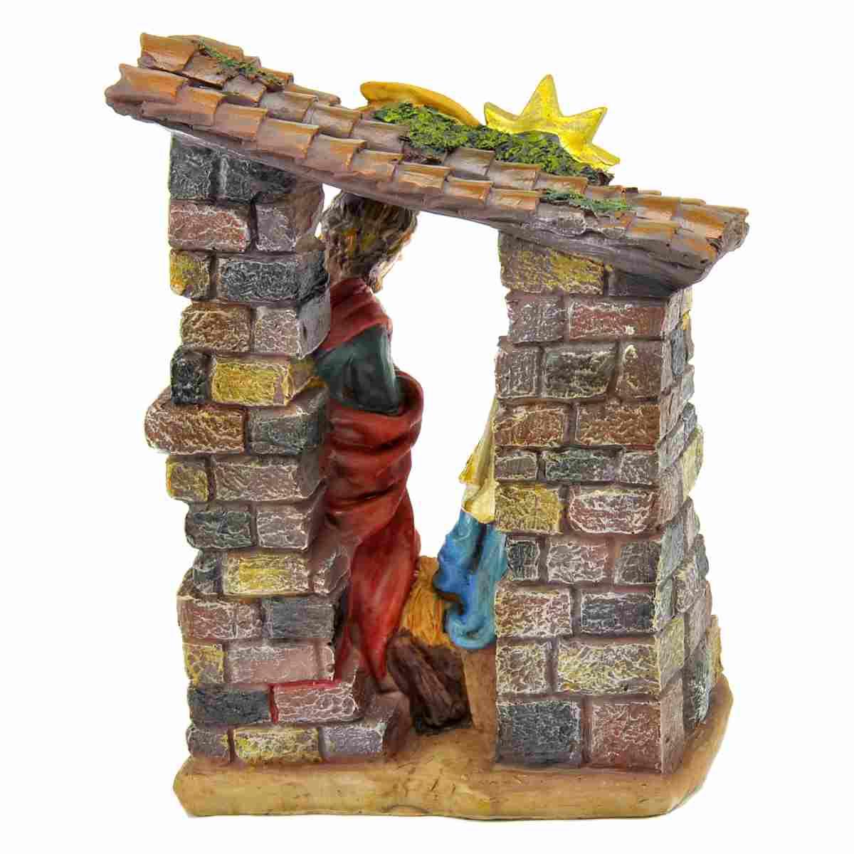 Natività con Capanna cm.16 Set da 3 Pz. | M2 Store