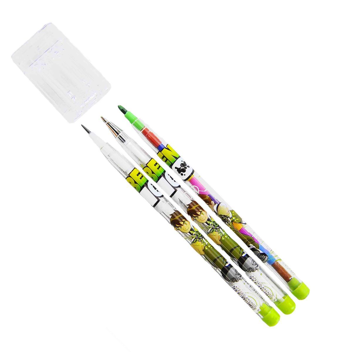 Penna Ben 10 Set Penna+Matita+Pennarello |M2 Store