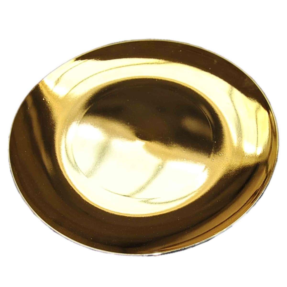 Piatto Tavola PVC Natale Oro Lucido cm.Ø33 |M2 Store