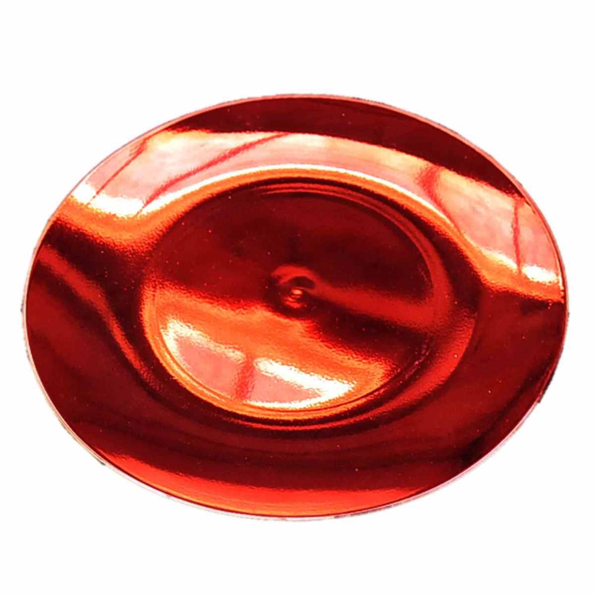 Piatto Tavola PVC Natale Rosso Lucido cm.33 |M2 Store