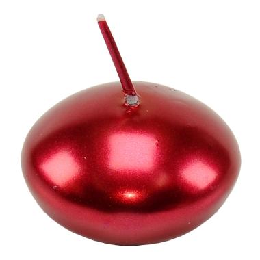 Candela cm.4,5 Galleggiante Rossa Set pz.10 |M2 Store