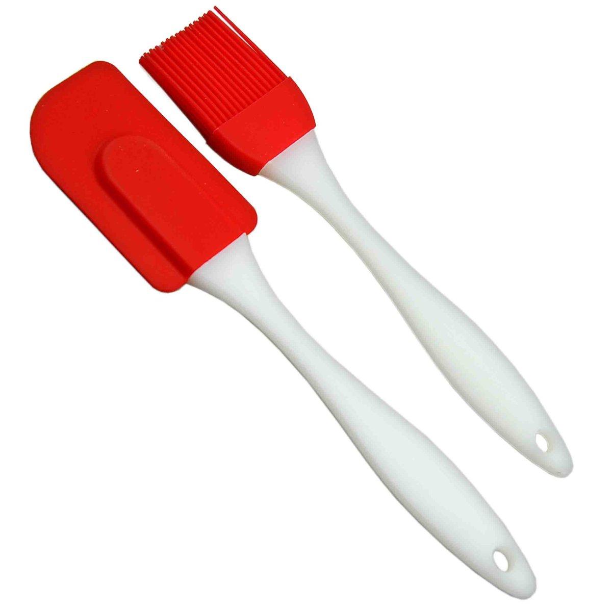 Dolci Spatola Pennello Silicone Set pz.2 3 Colori | M2 Store