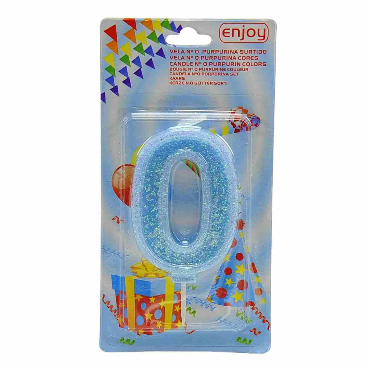 Candelina Compleanno N.0 Porporina 4 Colori |M2 Store