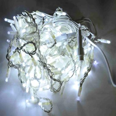 Luci Tenda Professional 100 Led Bianco Freddo con Flash Bianco cm.500xh65 Prolungabile