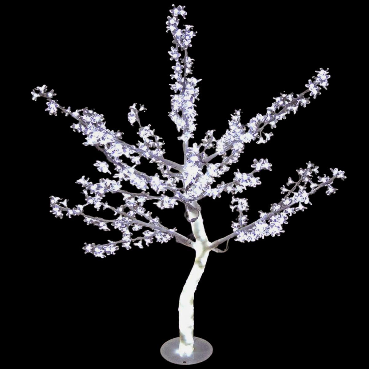 Albero Natale cm.180 Luci 600 LED Bianco Caldo con Fiori |M2 Store