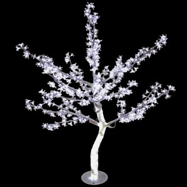 Albero Natale cm.180 Luci 600 LED Bianco Caldo con Fiori |M2 Store