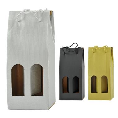 Scatola Natale Bottiglia cm.18x8xh38 3 Colori |M2 Store